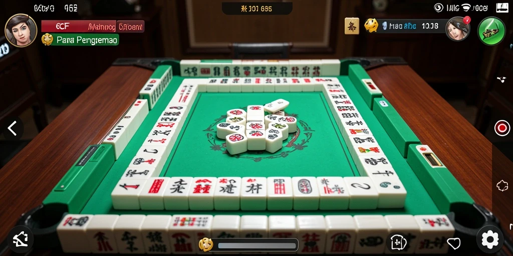 Screenshot gameplay 6CF yang menampilkan tantangan Mahjong yang menarik.