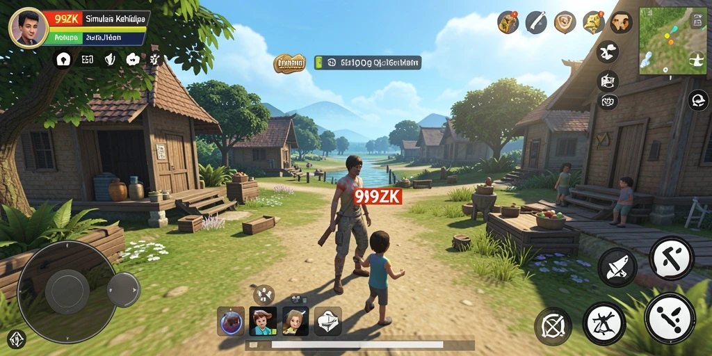 Tampilan gameplay interaktif dan menarik dari 99ZK.
