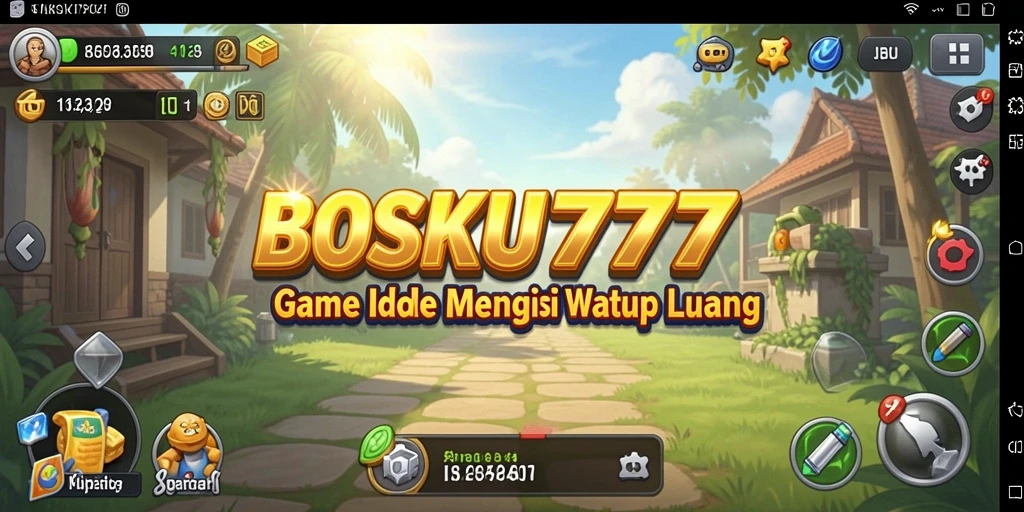 Tampilan gameplay yang menarik dan interaktif dari BOSKU777.