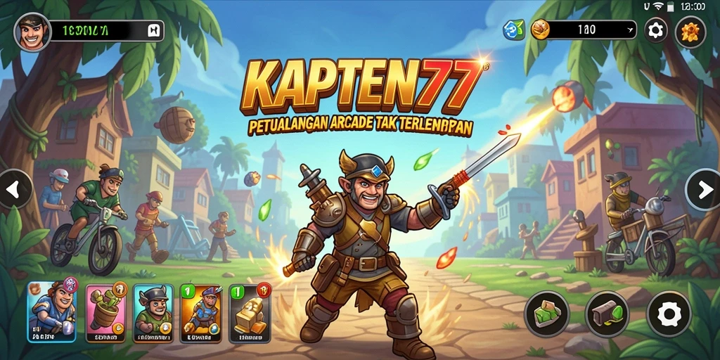 Screenshot KAPTEN77 menampilkan aksi gameplay yang seru dan menantang.