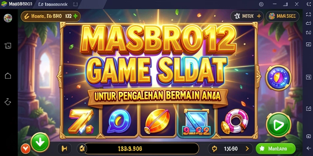Tampilan menarik dari gameplay MASBRO12 yang menegangkan.